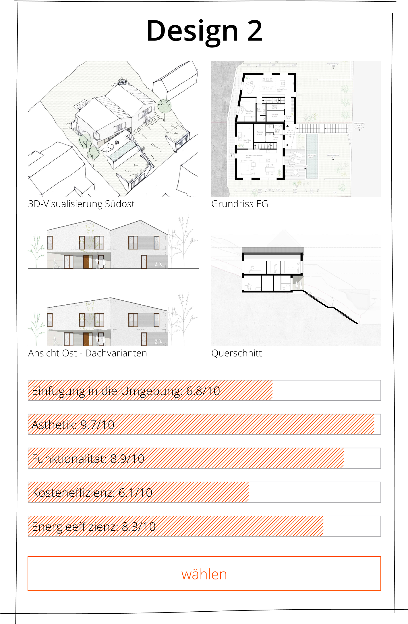 Entwurfsplanung Design 2